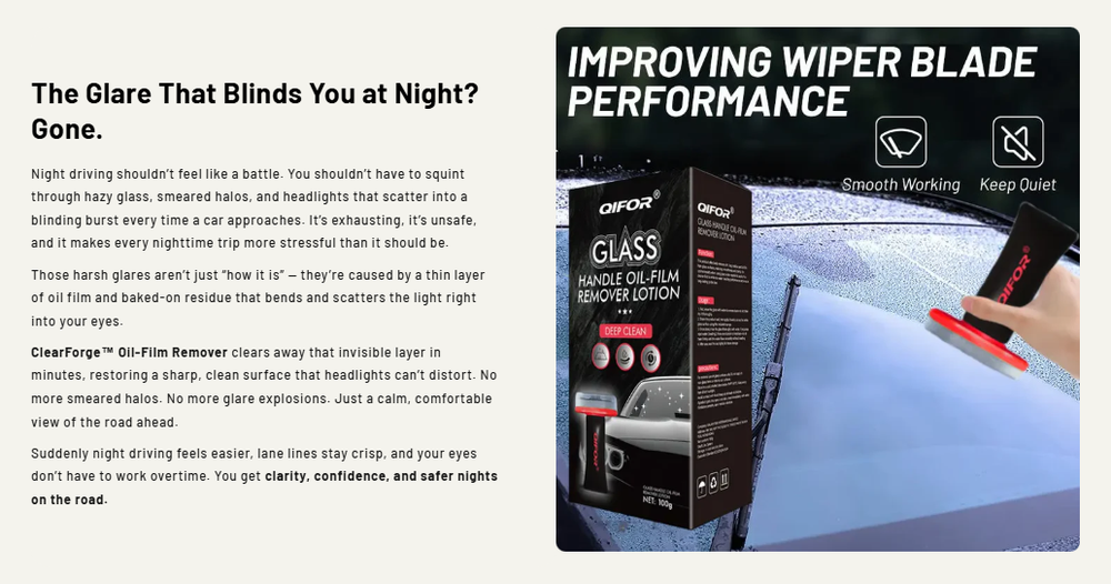 ClearForge Oil-Film Remover – Restores Crystal Visibility in Minutes