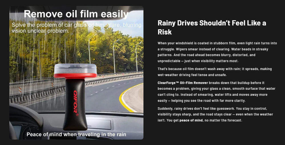 ClearForge Oil-Film Remover – Restores Crystal Visibility in Minutes